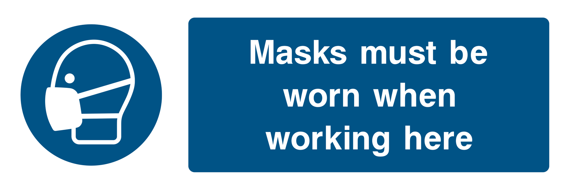 Masks Must Be Worn Sign - Safe Signs