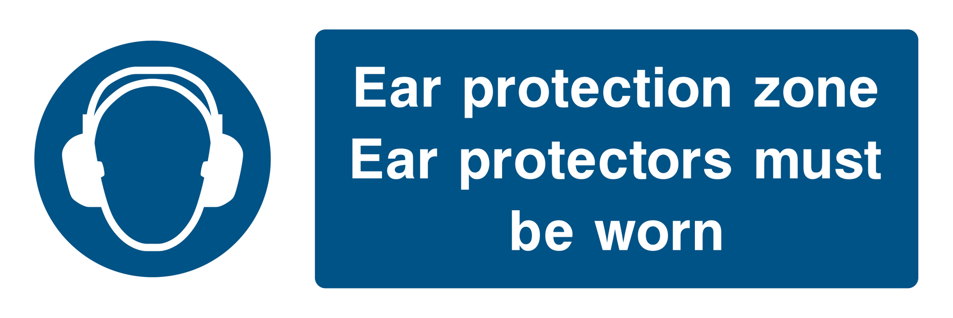 Ear Protection Zone Sign - Safe Signs