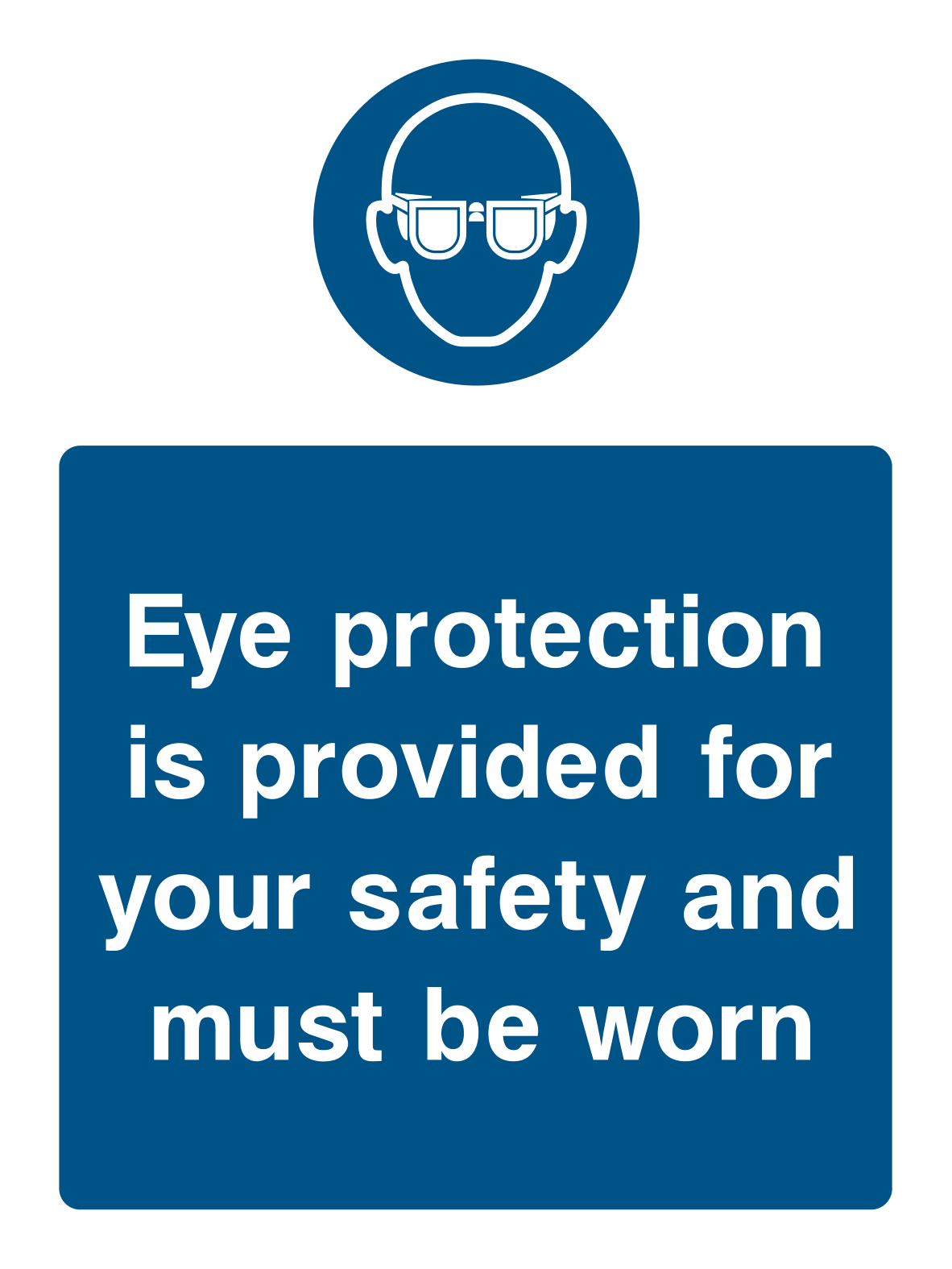 Eye Protection is Provided Sign - Safe Signs