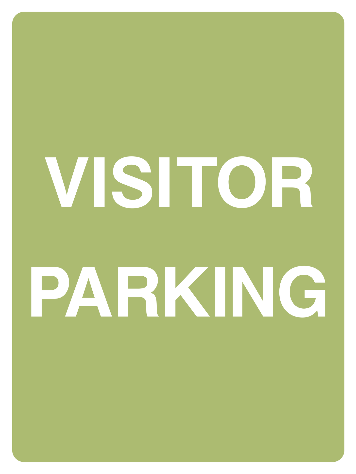 Visitor parking Sign - Safe Signs