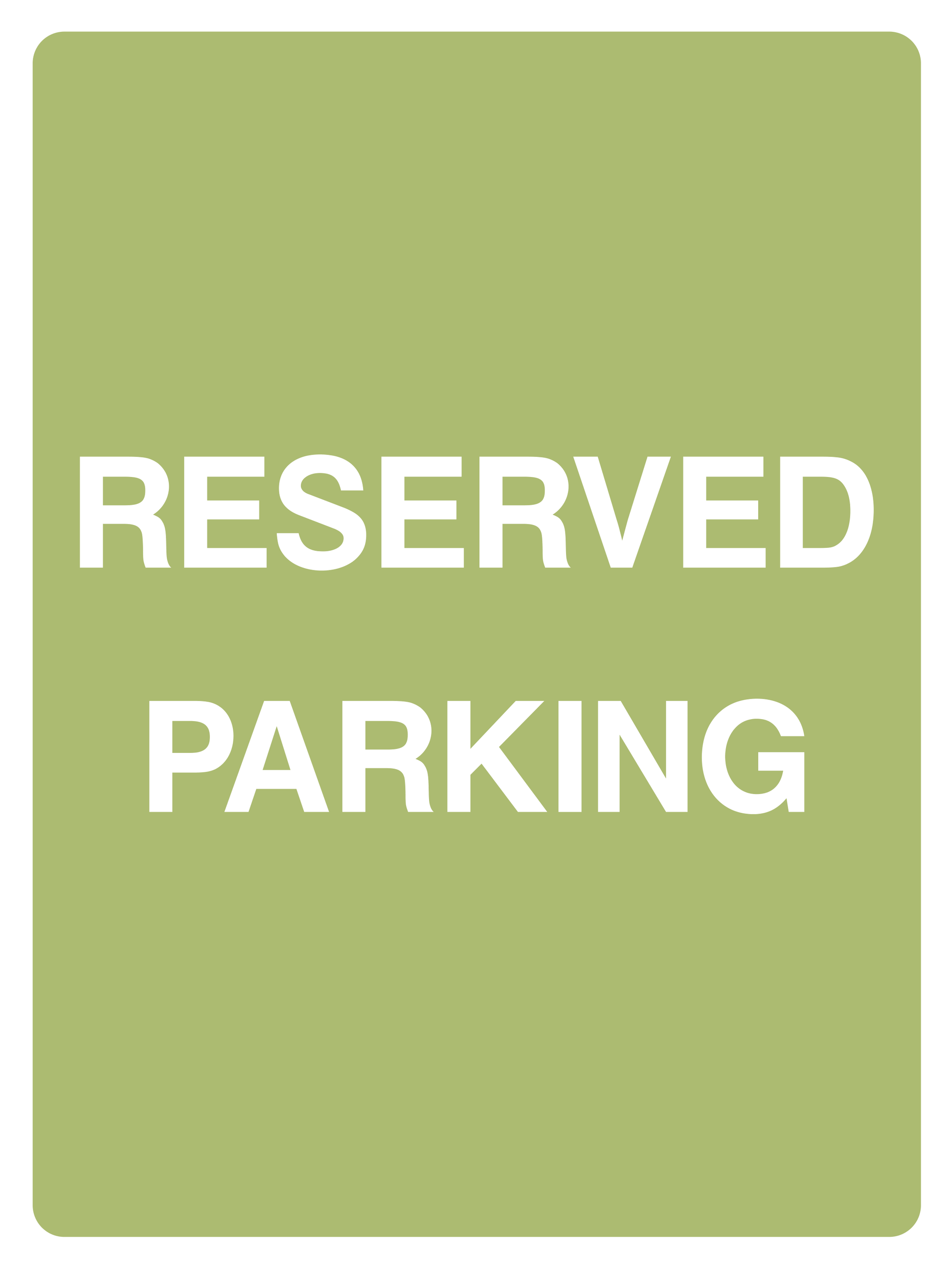 Reserved parking Sign - Safe Signs