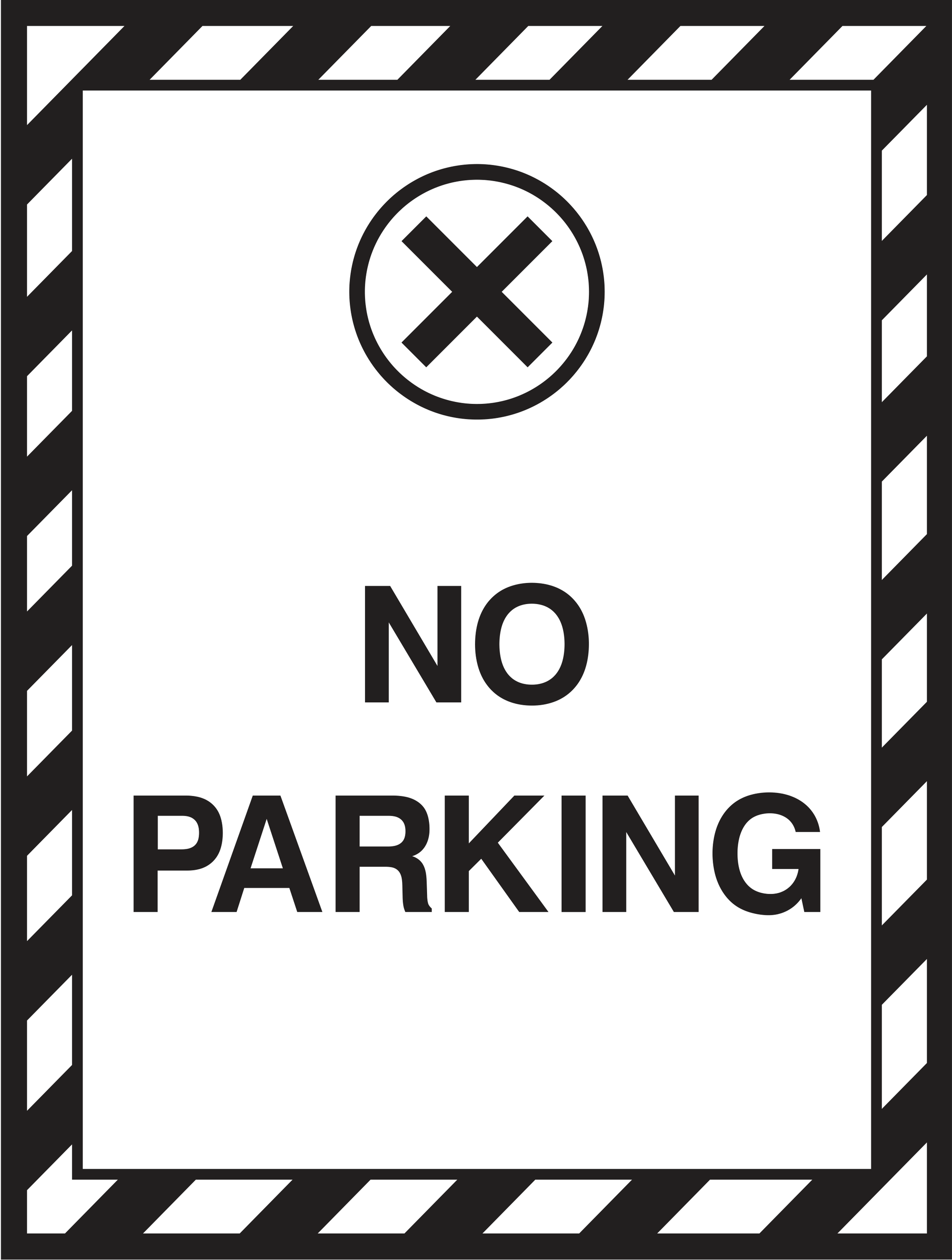 No parking Sign - Safe Signs