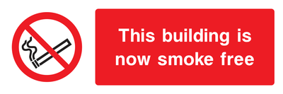 This building is now smoke free Sign - Safe Signs