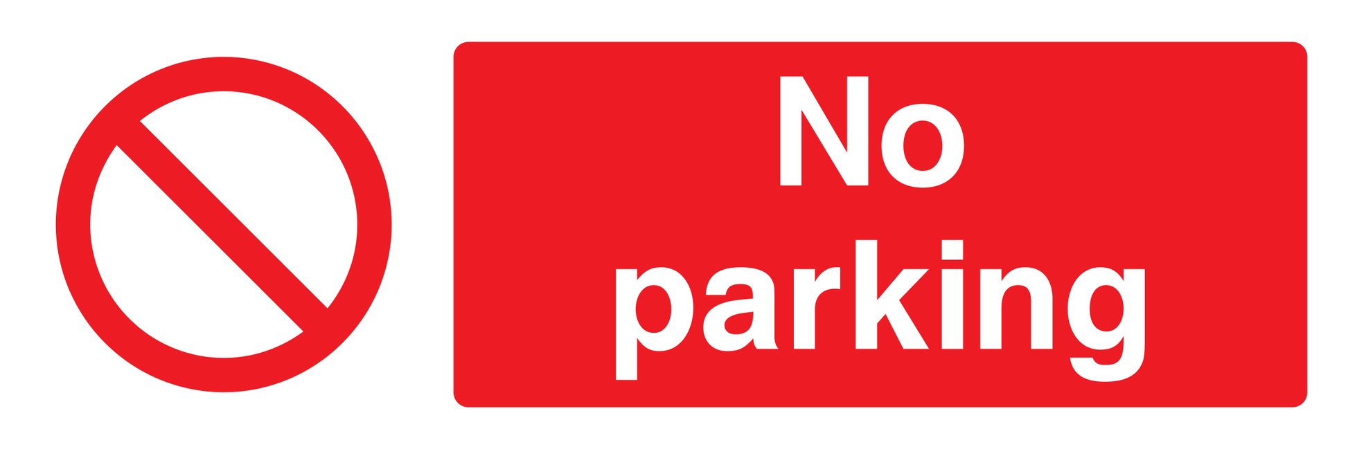 No parking Sign - Safe Signs