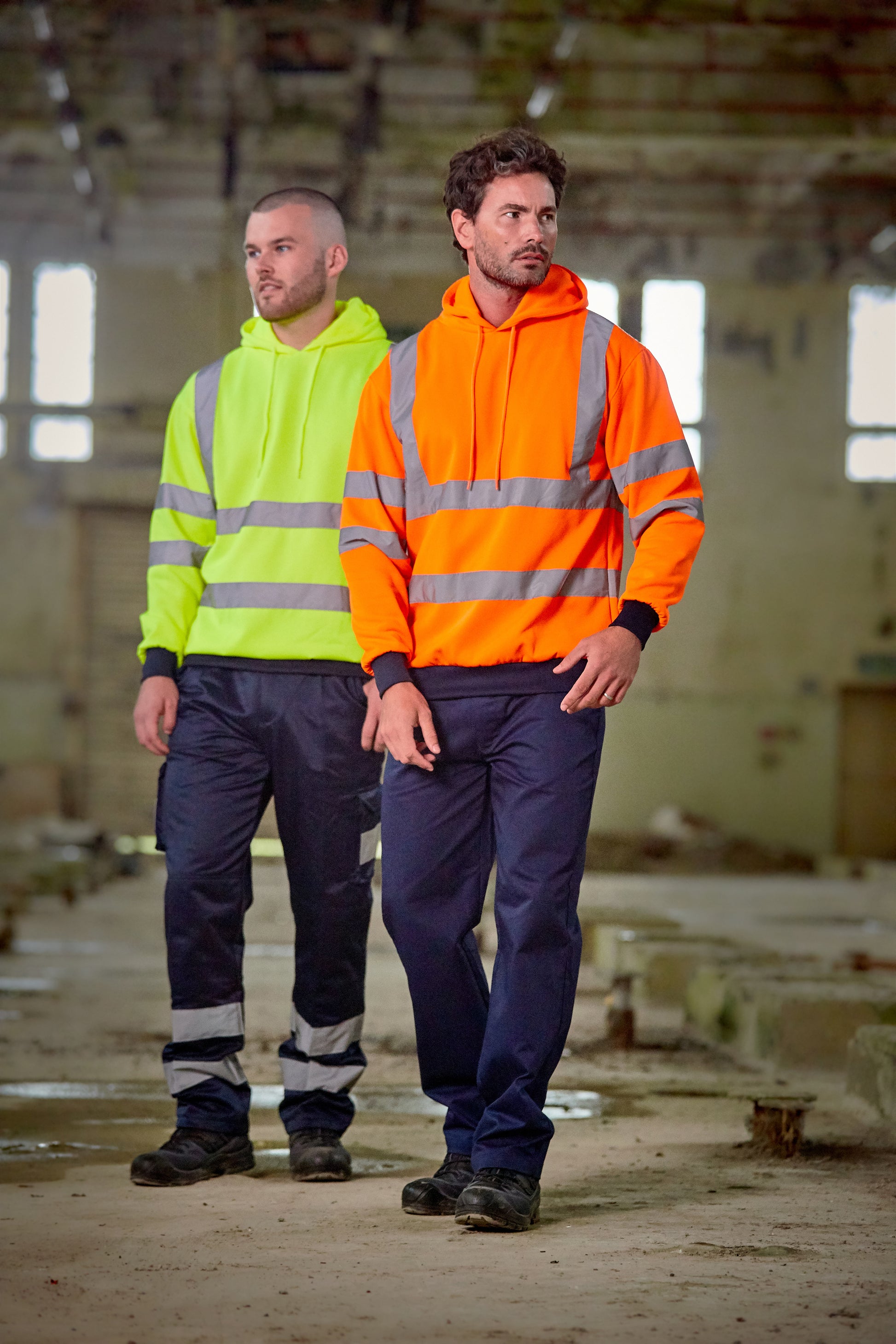 Customisable Hi Viz Hoodie Yellow - Safe Signs