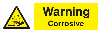 Warning Corrosive Sign - Safe Signs