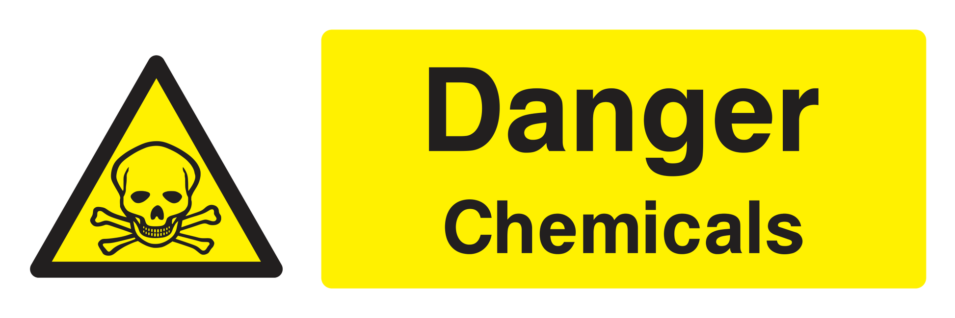 Danger Chemicals Sign - Safe Signs