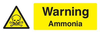 Warning Ammonia Sign - Safe Signs