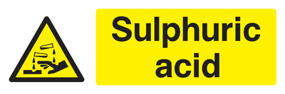 Sulphuric Acid Sign - Safe Signs