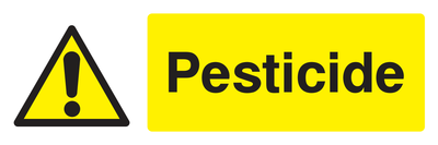 Pesticide Sign - Safe Signs