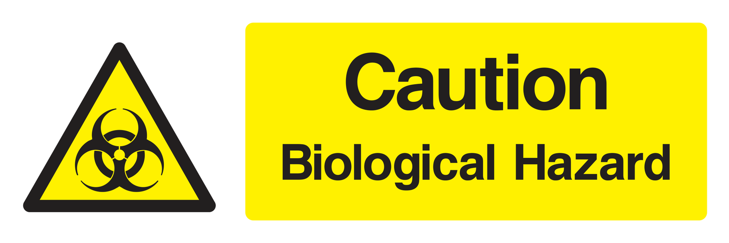 Caution Biological Hazard Sign - Safe Signs