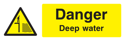 Danger Deep Water Sign - Safe Signs