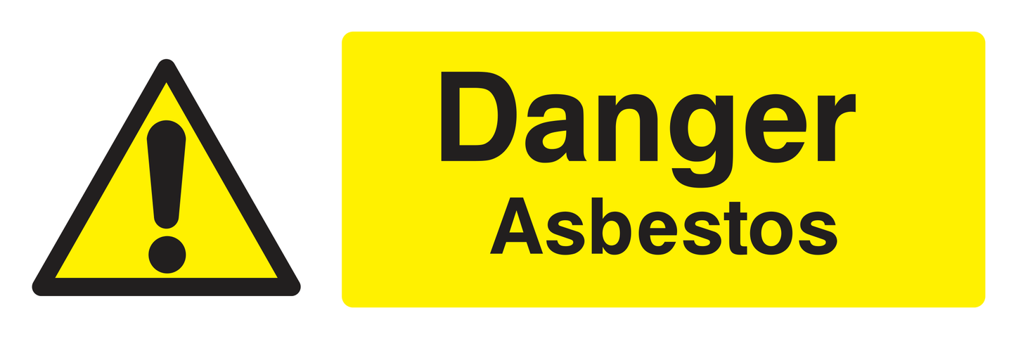 Danger Asbestos Sign - Safe Signs