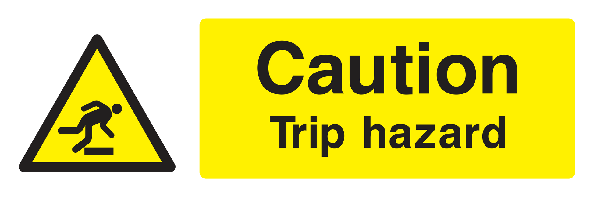 Caution Trip Hazard Sign - Safe Signs