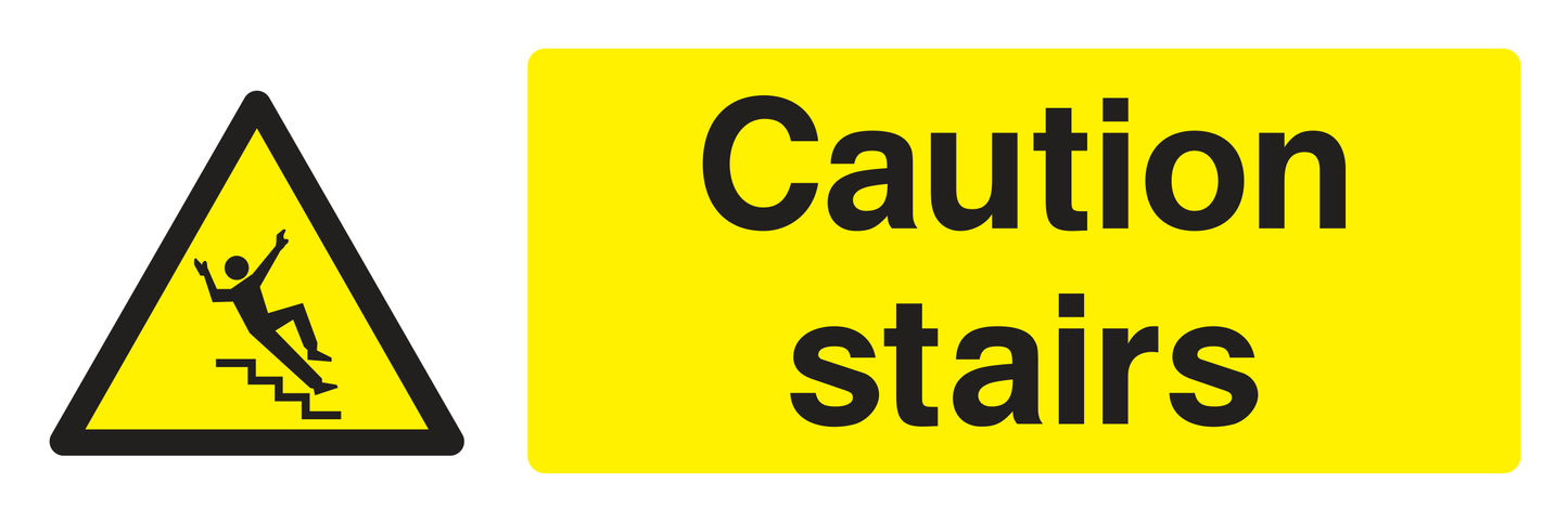 Caution Stairs Sign - Safe Signs