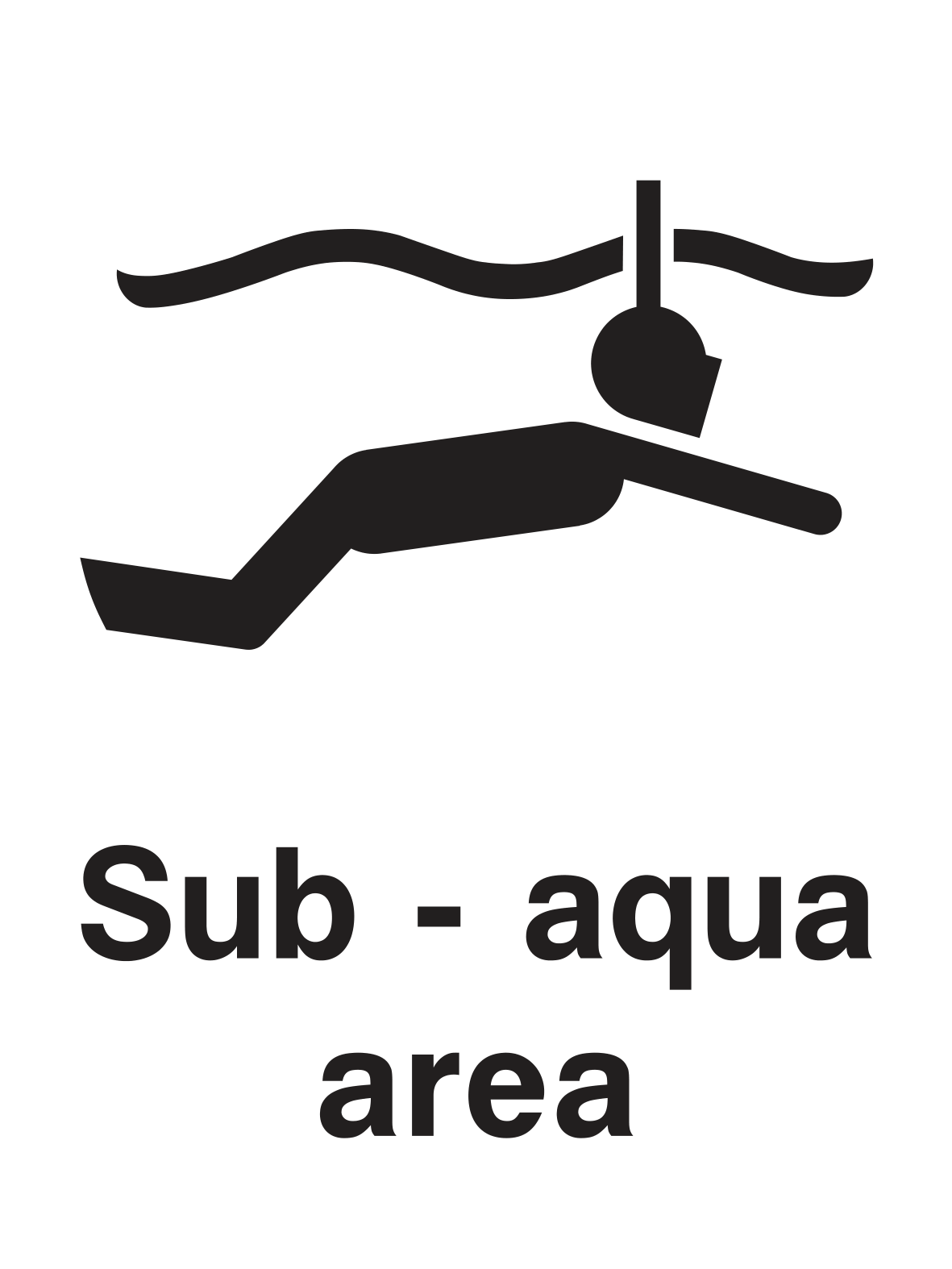 Sub-aqua Area Sign - Safe Signs