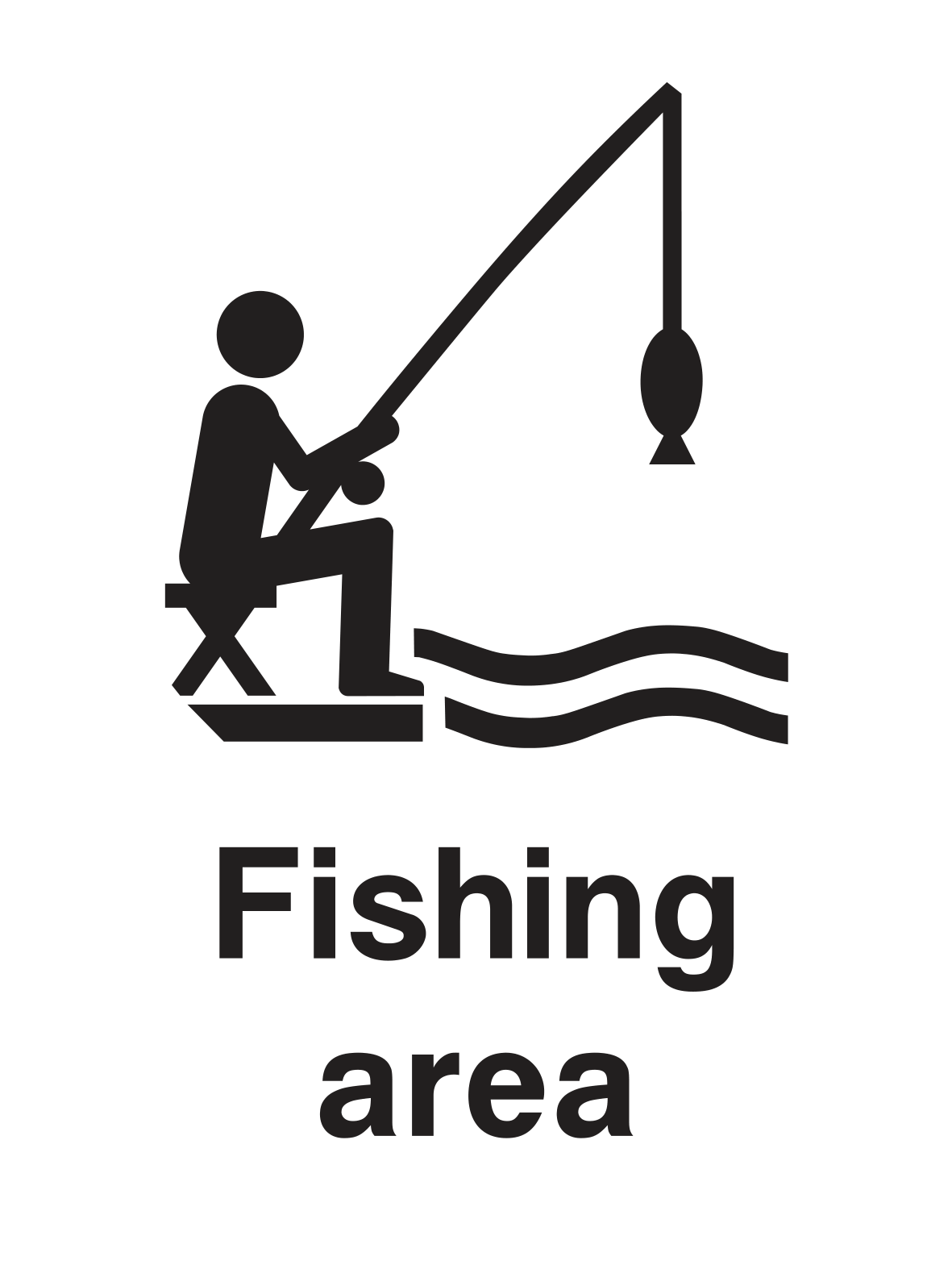 Fishing Area Sign - Safe Signs